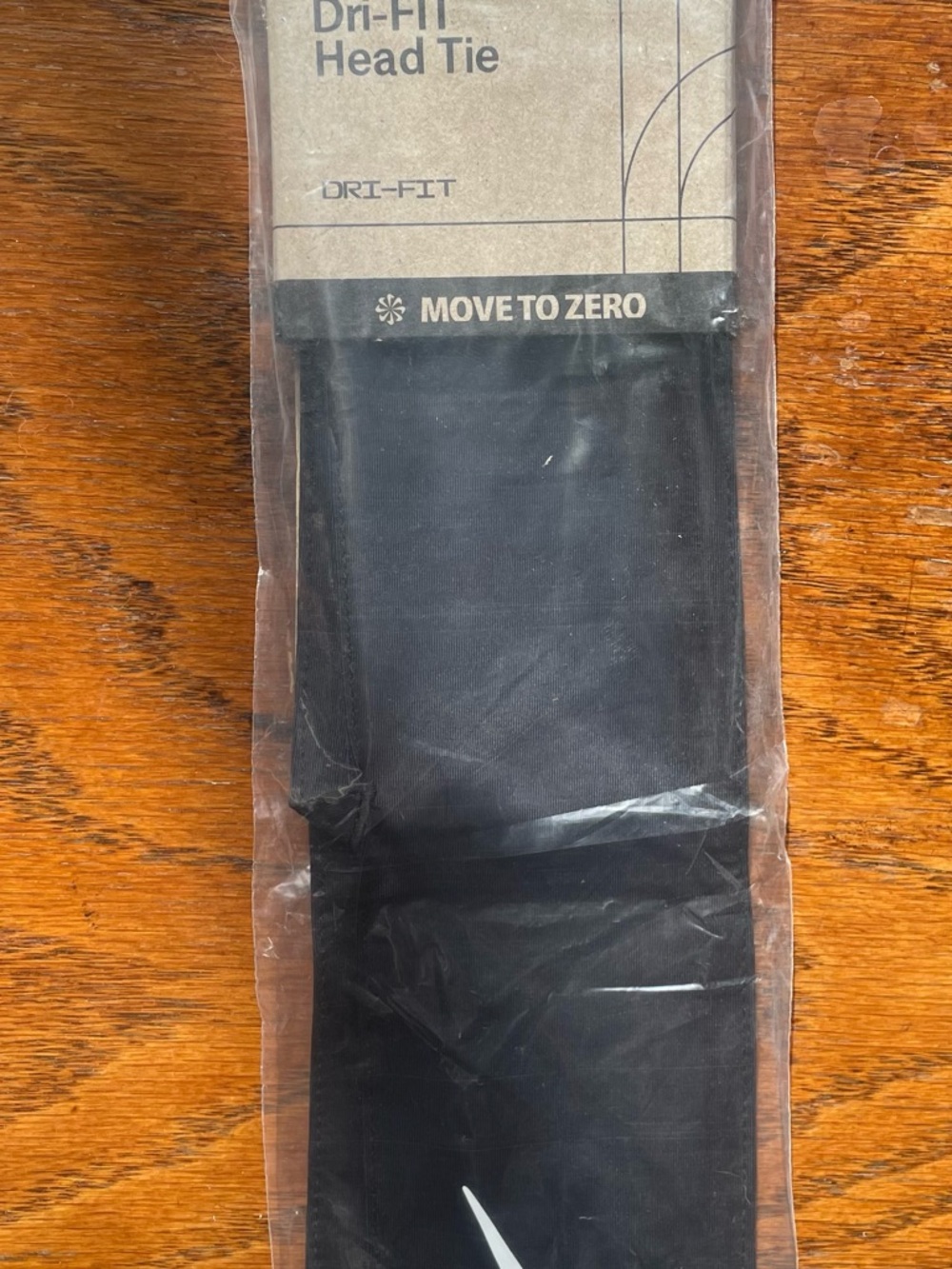 Nike Black Dri-FIT Sweat-Wicking Head Tie